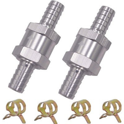 Kraftstoff Rückschlagventil Aluminium Benzin Diesel Wasser 8MM