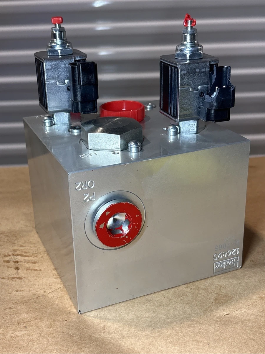 Parker Hydraulic Control Valve Solenoid Block IC-7065 126495 (READ DESCRIPTION) photo 7