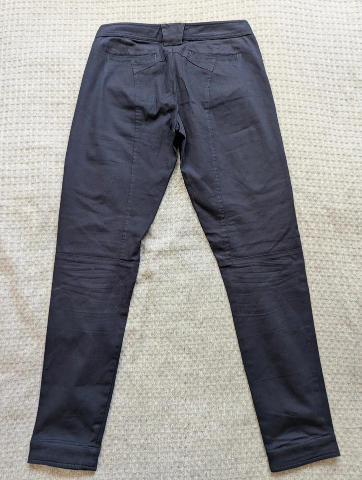 Pantalones Armani Exchange para mujer 4 azules ajustados cargo utilitario hebilla bolsillo elástico Foto 3 de 4