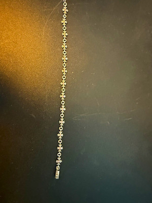 Chrome Hearts tiny e bracelet ft. Pink sapphires .925 Sterling silver size OS