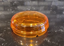 Universal Bullet Style Dome Amber Motorcycle Turn Signal Lenses Pair Set Of 2