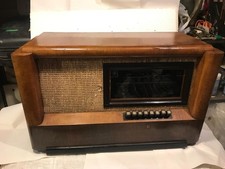 Vintage radio &rsquo;40s/&rsquo;50s, large format, restored furniture