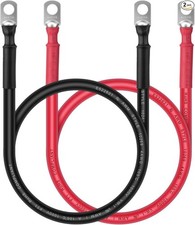 Battery Cable - 4 AWG 4 Gauge Wire Made with OFC Copper PV Wire Battery -1 ft