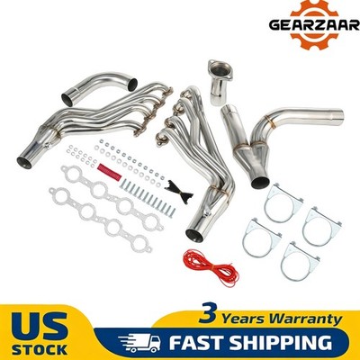 Long Tube Headers For 99-06 Chevy GMC Sierra Silverado 4.8/5.3/6.0 W/ Direct Fit