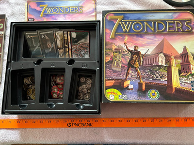 7 Wonders Board Game Repos Production 100% Complete See Description