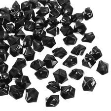 200pcs Fake Ice Rocks Acrylic Black Fake Crystals Ice Diamonds