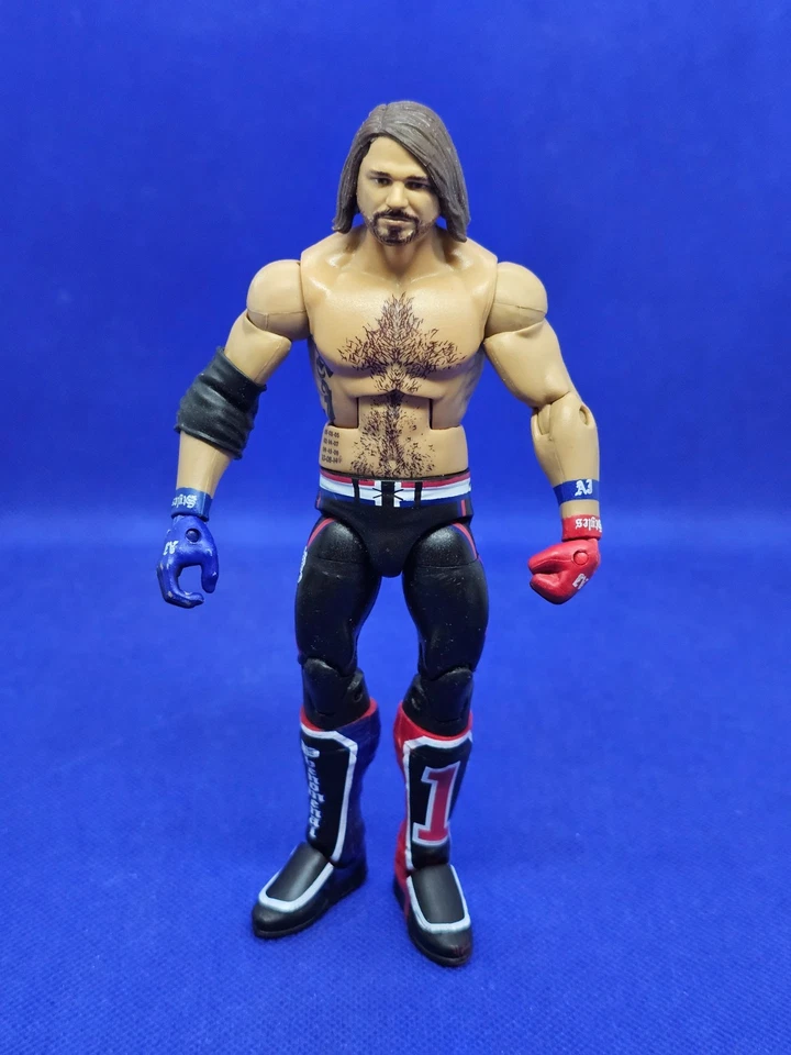 AJ Styles WWE Elite Collection Mattel 2012 Figurine Wrestling 18 cm - Photo 1/4