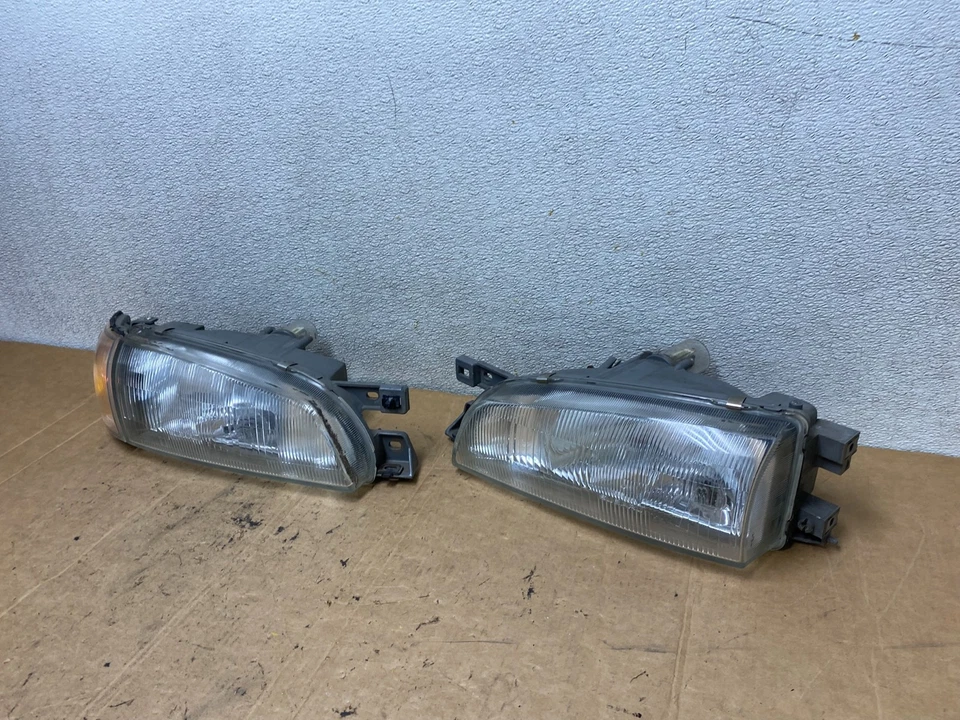 1993 - 1996 Subaru Impreza Wagon conjunto esquerdo+direito faróis laterais de halogênio T3257 DW - Imagem 2 de 4
