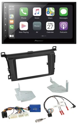 Pioneer Lenkrad Bluetooth DAB 2DIN USB Autoradio für Toyota RAV 4 ab 2013 - Bild 1 von 4