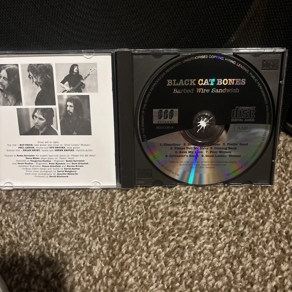 Black Cat Bones - Barbed Wire Sandwich CD Foto 2 de 3