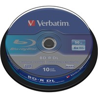 Verbatim BD-R Dl 50GB 6X 10Er-Pack Blu-Ray-Rohlinge #1907363