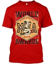 Mma World - Mixed Martial Arts Awards T-Shirt Made in the USA Size S to 5XL