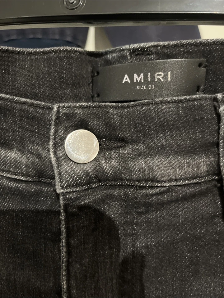 Jeans de mezclilla negros Amiri 33 X 32 AUTÉNTICOS Foto 4 de 4