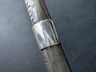 HENRY STEIG Vintage Modernist Sterling Silver Band Ring