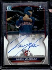 2023 Bowman Draft Ralphy Velazquez Chrome Auto 1st Prospect #CDA-RV Guardians