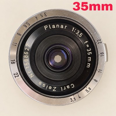 Carl Zeiss Contax-Mount Lens Bundle   135mm f/4 Sonnar + 35mm f/3.5 Planar