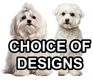 Maltese Self Adhesive Dog Sticker