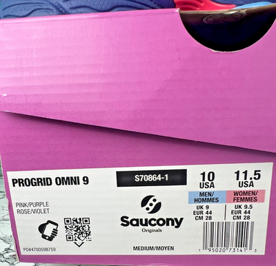 Jae Tips x Saucony ProGrid Omni 9 To Do List Pink Purple  display picture 2