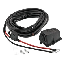 ARB Fridge Freezer Wiring Kit & Threaded Socket Mount 12/24V DC 20ft Auto Cable