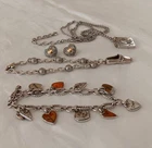 Lot of Brighton Costume Jewelry Vintage to New Necklace Bracelets Earrings