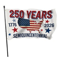 Patriotic 4th of July Decorations Outdoor - 250 Anniversary Usa Flag We The P...