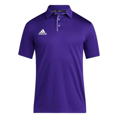 adidas Men Purple Team Issue Performance Polo Shirt S M XL XXL 3XL New