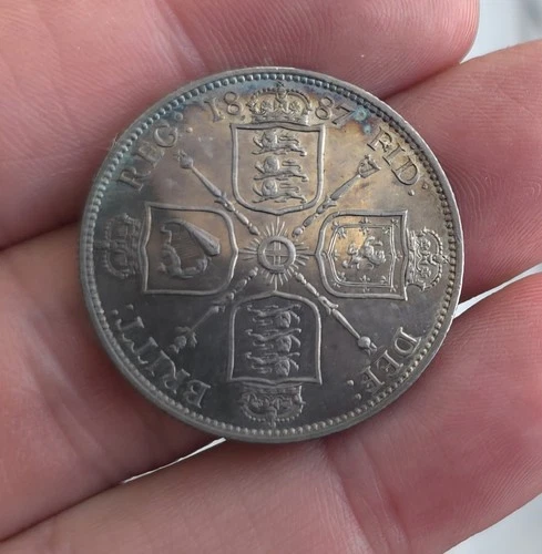 Photo of a 1887 Victoria Florin from an eBay listing that sold on Jul 12, 2026
