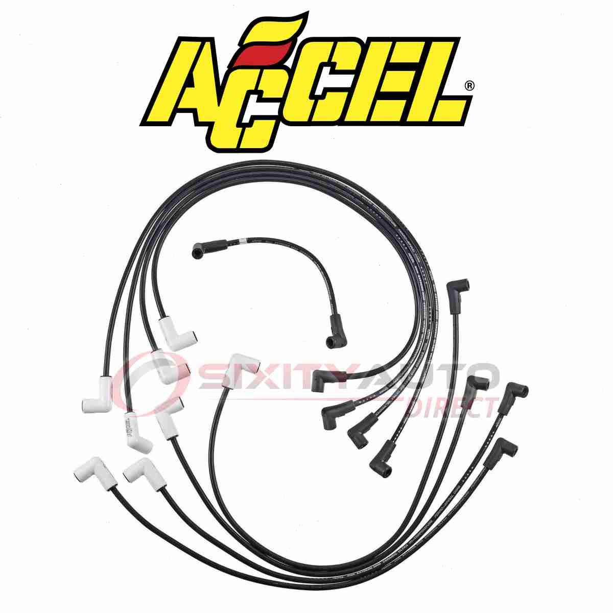 ACCEL Spark Plug Wire Set for 1987-1993 GMC G2500 5.0L 5.7L V8 - Ignition kg