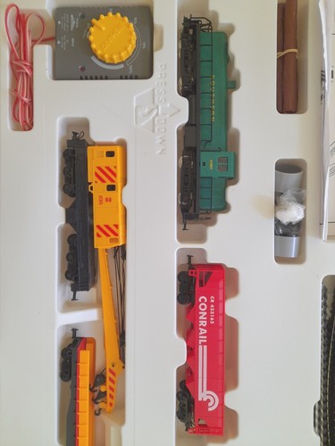 MEHANO T356 TRAIN LINE HO H0 LOCO DIESEL EMD SD 40 PRR 6100 PENNSYLVANIA Boxed - Foto 7 di 12