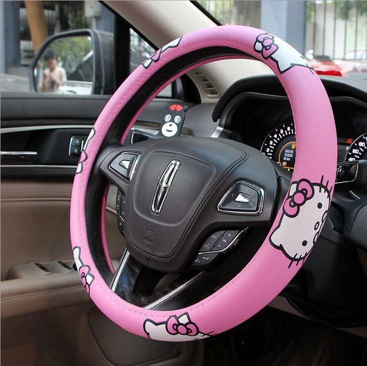 Hello kitty steering wheel cover deals