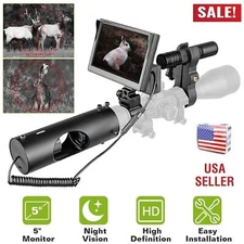 2024 Digital Monitor Night Vision Scope Camera Infrared Rifle 850nm W/IR Torch