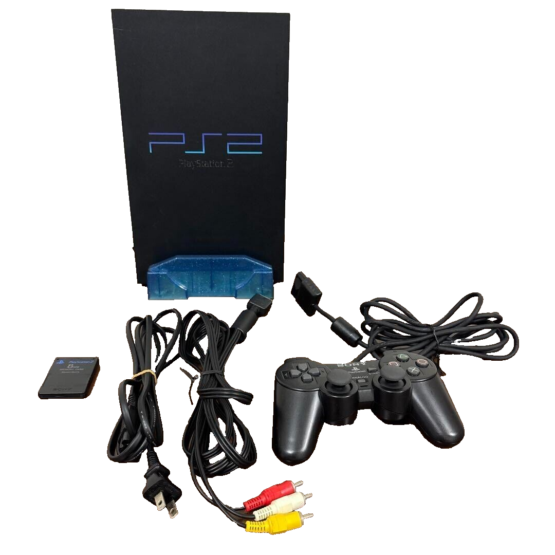 Sony PlayStation 2 PS2 SCPH-50000 Black Console Set | eBay Sony PlayStation 2 PS2 SCPH-50000 Black Console Set | eBay
