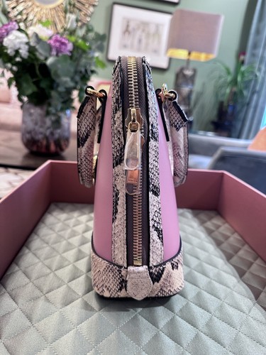 $3800 NEW GUCCI PYTHON SNAKESKIN LIMITED EDITION 1955 HORSEBIT TOP HANDLE BAG - Picture 7 of 8