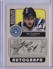 2008-09 In The Game Heroes and Prospects Joel Champagne Autographs #A-JCH