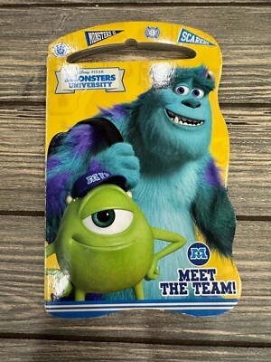 Disney Pixar Monsters University Meet The Team Board Book used