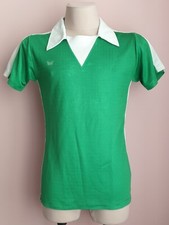 Vintage Erima West Germany Football Shirt Jersey Green White Size M 5/6 Retro #7