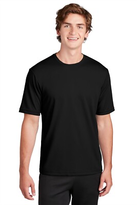 Sport-Tek Men's Dry-Fit RacerMesh Moisture Wicking Short  Sleeve T-Shirt ST340