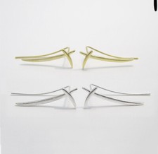Sterling Silver Sword Climber earrings