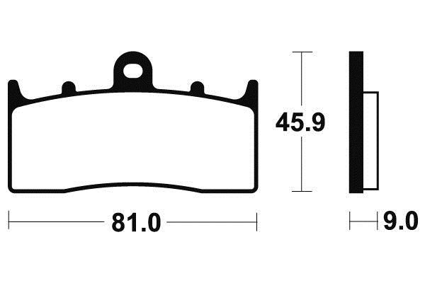 Plaquettes frein avant BMW R 850 R pour roadster de voyage 382781