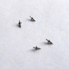 4 ELGIN 0 SIZE "PIVOT 9" POCKET WATCH 1731 BALANCE STAFFS  ----F-146