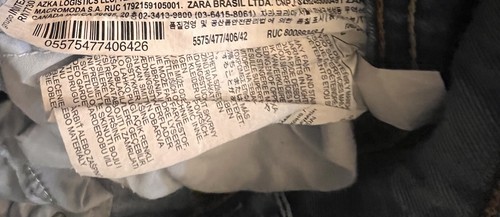 Zara Men Basic Skinny Jean AU 32 EUR 42 US 32 Mid Rise Faded Pockets Light Blue - Picture 13 of 14