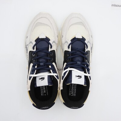 Lacoste L003 Neo Textile Sneakers 745SMA00012G9 Off White/Black Size 12 Men\'s Lacoste Mens L003 Neo Textile Sneakers | Off White/Black  main image 3