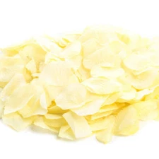 Factory Direct Craft Bulk Bag of Approximately 1800 Lemon Chiffon Roses