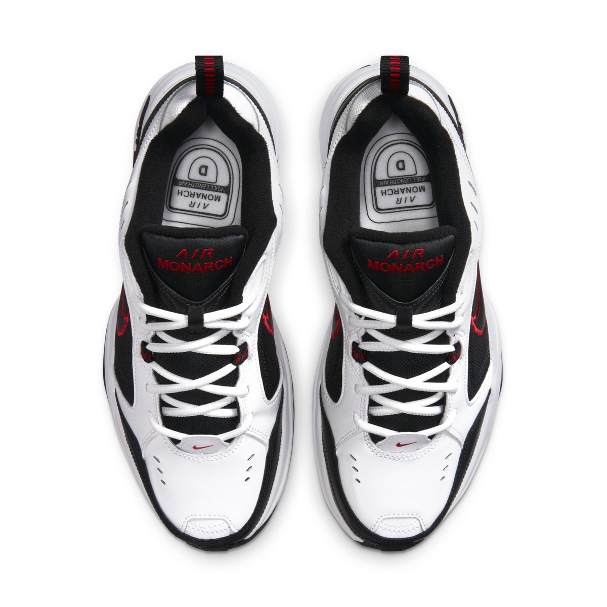 Nike Mens Air Monarch IV 415445-101 White Black Running Shoes Sneakers Size 12 Nike Men main image 2