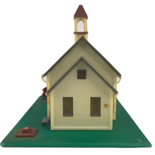 Vintage Locomotive Train Railway Model Toy Church Building Made In Taiwan R.O.C. - Picture 5 of 12