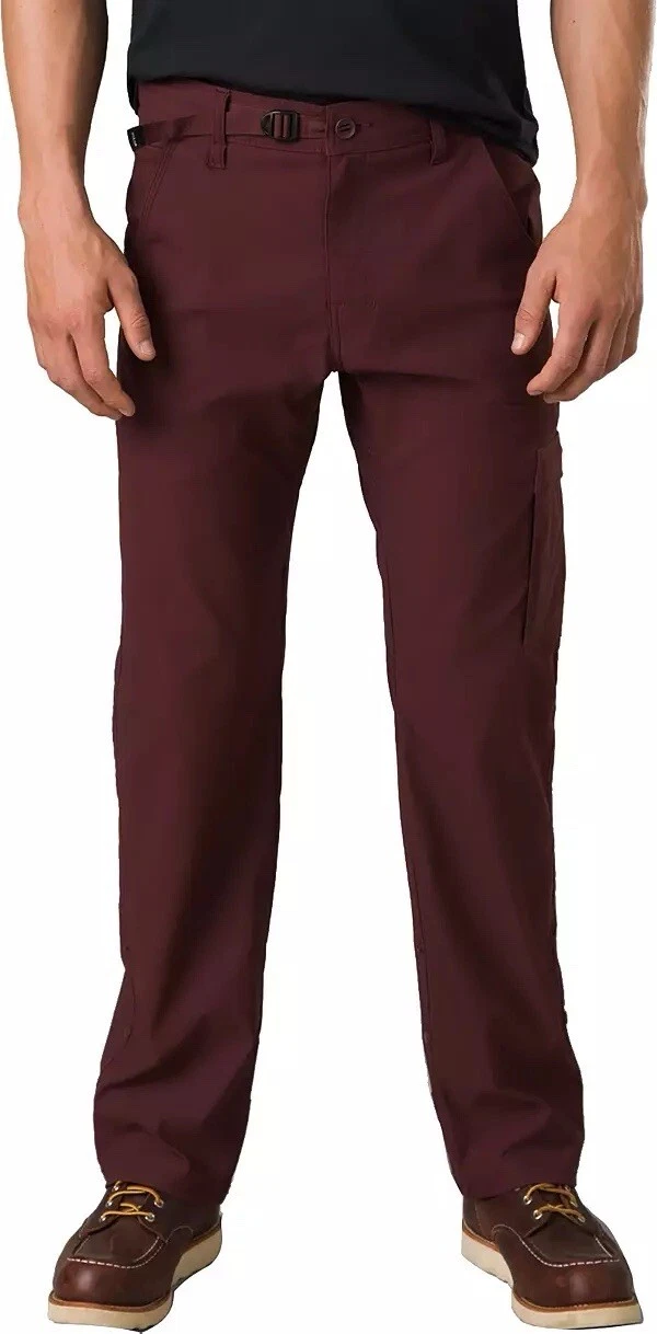 prAna Pants Men's 34x32 Brown Hiking Hunting Outdoor Convertible Nylon Large