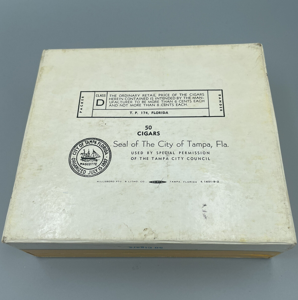 Vintage HavATampa Jewels cigar box 2 for 15 cents smoking