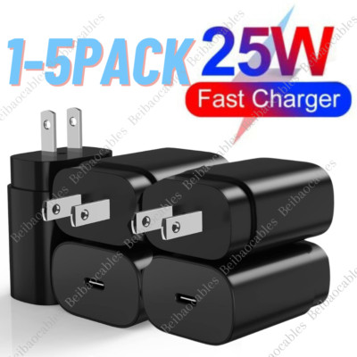 PD 25W Type C USB-C Super Fast Charging Wall Charger Adapter For iPhone Samsung