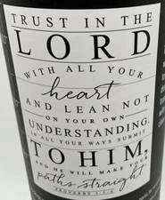 RE-DESIGN w/ Prima DECOR TRANSFERS Trust In the Lord NEW Furniture Glass Mirror