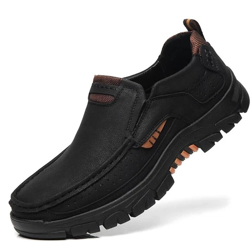 Herren Halbschuhe Freizeitschuhe Wasserdicht Outdoor Slipper Sneaker Wasserdicht Schwarz - Bild 1 von 18